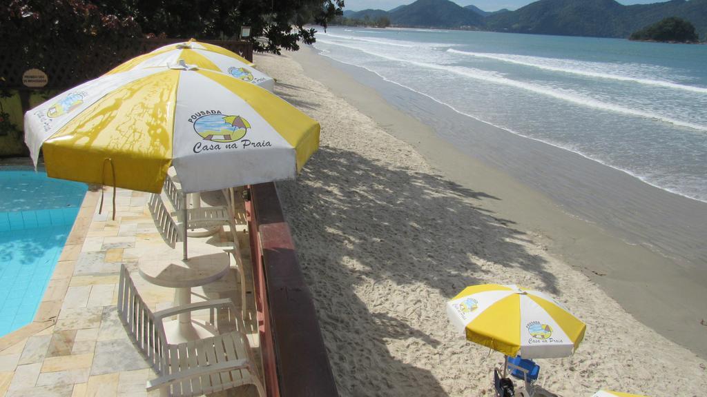 Pousada Casa Na Praia أوباتوبا المظهر الخارجي الصورة